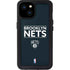 NBA Brooklyn Nets Standard - Black iPhone 15 Plus Waterproof Case