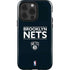 NBA Brooklyn Nets Standard - Black iPhone 15 Pro Impact Case