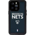 NBA Brooklyn Nets Standard - Black iPhone 15 Pro Waterproof Case
