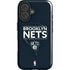NBA Brooklyn Nets Standard - Black iPhone 16 Plus Magsafe Impact Case
