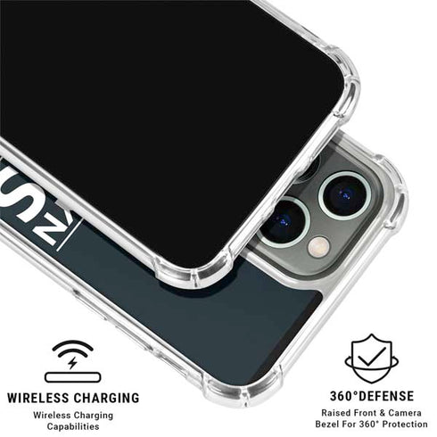 NBA Brooklyn Nets Standard - Black iPhone 16 Pro Clear Case