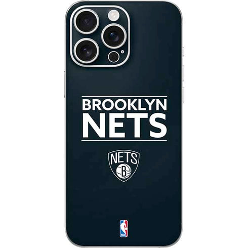 NBA Brooklyn Nets Standard - Black iPhone 16 Pro Max Skin