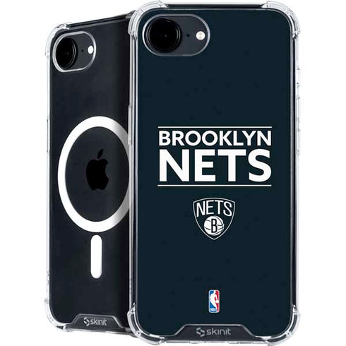 NBA Brooklyn Nets Standard - Black iPhone 16e MagSafe Case