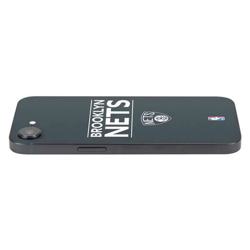 NBA Brooklyn Nets Standard - Black iPhone 16e Skin