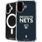 NBA Brooklyn Nets Standard - Black iPhone 17 MagSafe Case