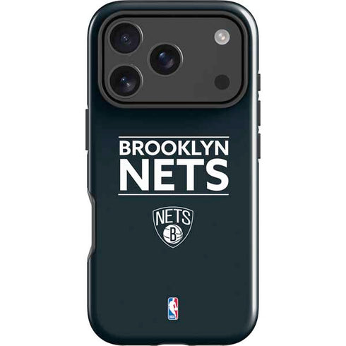 NBA Brooklyn Nets Standard - Black iPhone 18 Pro Impact Case