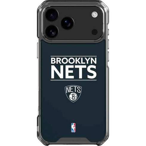 NBA Brooklyn Nets Standard - Black iPhone 18 Pro Max Clear Case