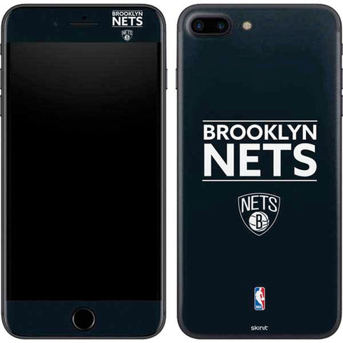 NBA Brooklyn Nets Standard - Black iPhone 8 Plus Skin