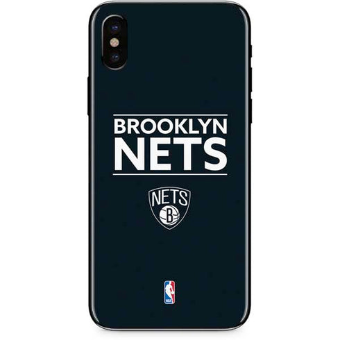 NBA Brooklyn Nets Standard - Black iPhone XS Max Skin
