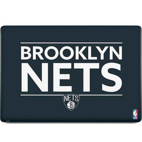NBA Brooklyn Nets Standard - Black MacBook Skins