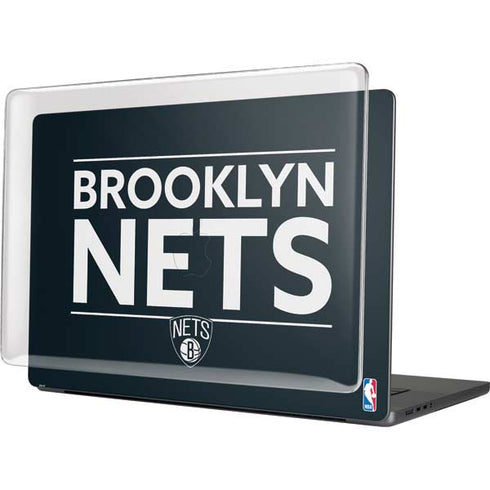 NBA Brooklyn Nets Standard - Black MacBook Cases