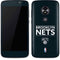 NBA Brooklyn Nets Standard - Black Moto E5 Play Skin