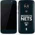 NBA Brooklyn Nets Standard - Black Moto E5 Play Skin