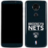 NBA Brooklyn Nets Standard - Black Moto E5 Plus Skin