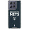 NBA Brooklyn Nets Standard - Black Moto G 5G (2025) Clear Case