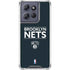 NBA Brooklyn Nets Standard - Black Moto G Play 5G (2025) Clear Case