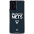 NBA Brooklyn Nets Standard - Black Moto G Power 5G (2024) Clear Case