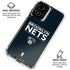 NBA Brooklyn Nets Standard - Black Moto G Power 5G (2024) Clear Case