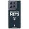 NBA Brooklyn Nets Standard - Black Moto G Stylus 5G (2025) Clear Case