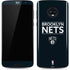 NBA Brooklyn Nets Standard - Black Moto G6 Skin