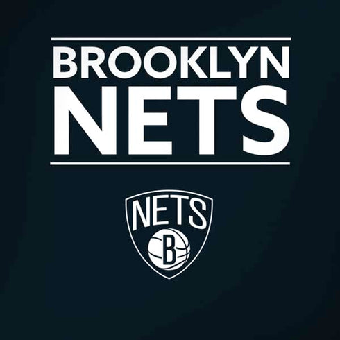 NBA Brooklyn Nets Standard - Black Moto G6 Skin