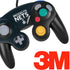 NBA Brooklyn Nets Standard - Black Nintendo GameCube Controller Skin