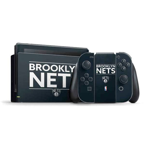 NBA Brooklyn Nets Standard - Black Nintendo Skins