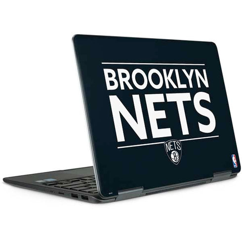 NBA Brooklyn Nets Standard - Black Notebook 9 Pro 13in (2017) Skin