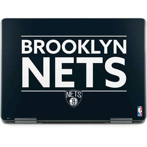 NBA Brooklyn Nets Standard - Black Notebook 9 Pro 13in (2017) Skin