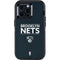NBA Brooklyn Nets Standard - Black Otterbox Defender iPhone Skin