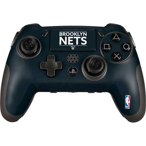 NBA Brooklyn Nets Standard - Black PlayStation Scuf Vantage 2 Controller Skin