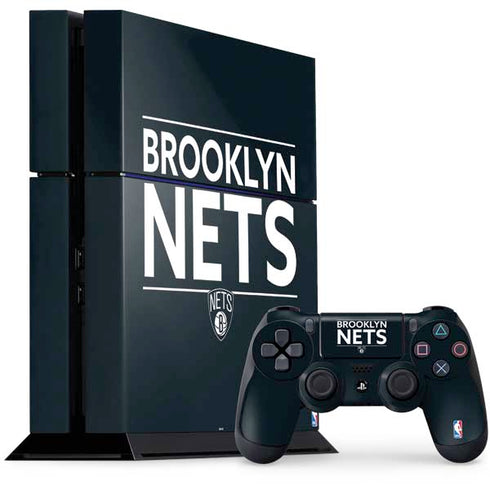 NBA Brooklyn Nets Standard - Black PlayStation PS4 Skins