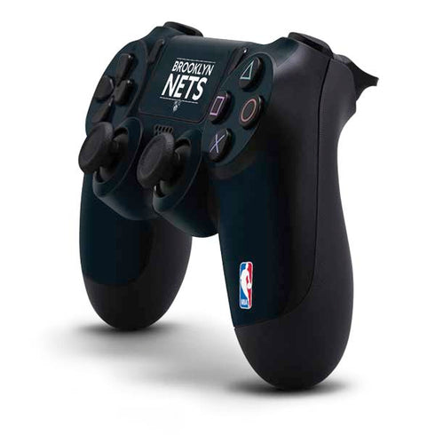 NBA Brooklyn Nets Standard - Black PS4 Controller Skin