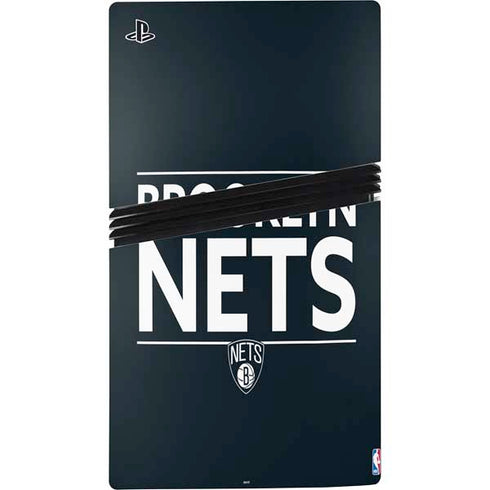 NBA Brooklyn Nets Standard - Black PS5 Pro Bundle Skin