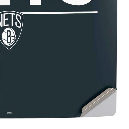 NBA Brooklyn Nets Standard - Black PS5 Pro Console Skin