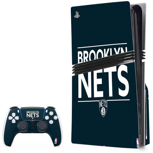 NBA Brooklyn Nets Standard - Black PlayStation PS5 Skins