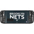 NBA Brooklyn Nets Standard - Black Steam Deck Handheld Gaming Computer Skin