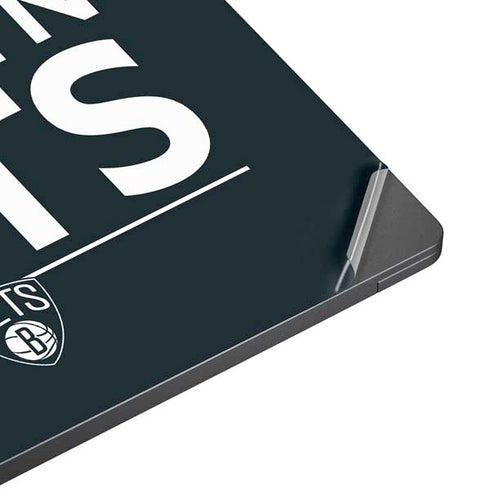 NBA Brooklyn Nets Standard - Black Surface Laptop 7 15in Skin