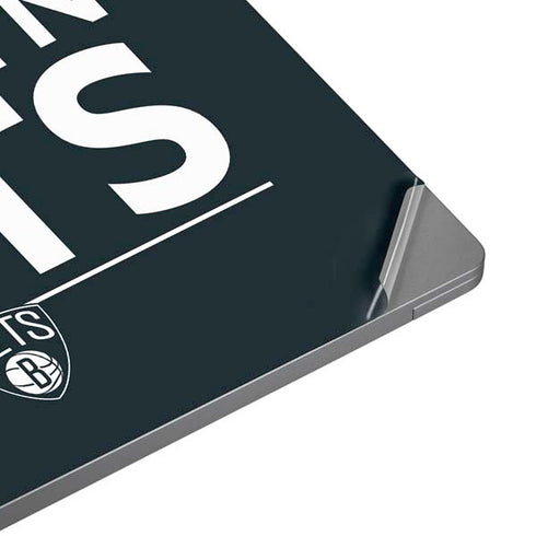 NBA Brooklyn Nets Standard - Black Laptop Skins