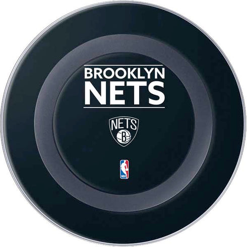 NBA Brooklyn Nets Standard - Black Wireless Charger Skin