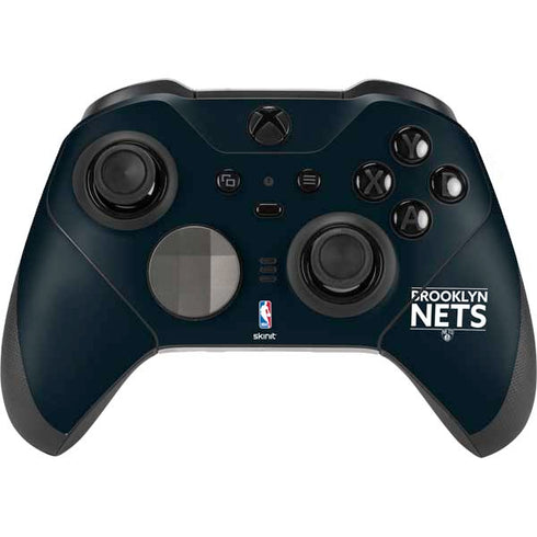 NBA Brooklyn Nets Standard - Black Xbox Elite Wireless Controller Series 2 Skin