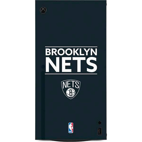 NBA Brooklyn Nets Standard - Black XBox Series X Digital Edition Console Skin