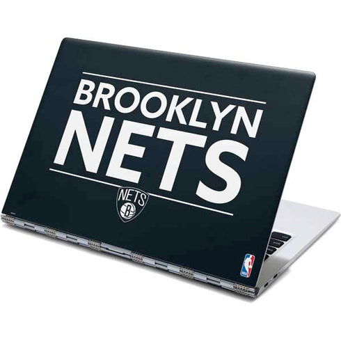 NBA Brooklyn Nets Standard - Black Yoga 910 2-in-1 14in Touch-Screen Skin