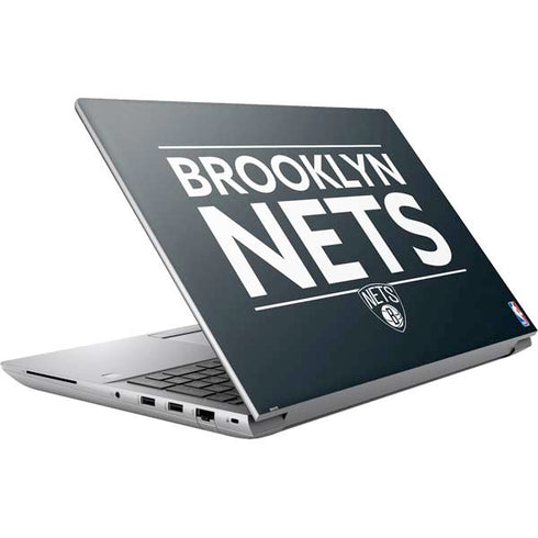 NBA Brooklyn Nets Standard - Black HP ZBook Fury 16 G10 Skin