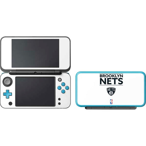 NBA Brooklyn Nets Standard - White Nintendo 2DS XL (2017) Skin