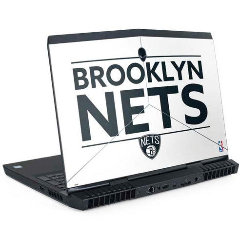 NBA Brooklyn Nets Standard - White Dell Alienware Skin