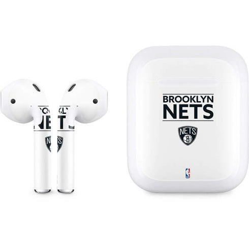 NBA Brooklyn Nets Standard - White Apple AirPods Skin