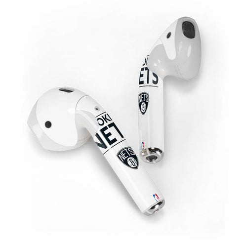NBA Brooklyn Nets Standard - White Apple AirPods Skin