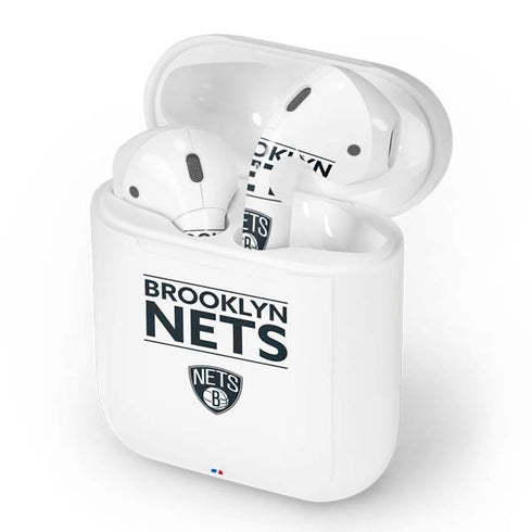 NBA Brooklyn Nets Standard - White Apple AirPods Skin
