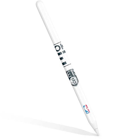 NBA Brooklyn Nets Standard - White Apple Pencil (2nd Gen 2019) Skin